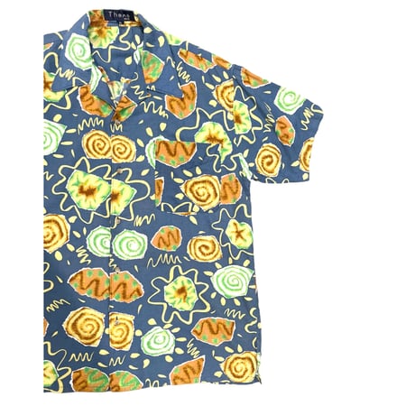 Thomo MEN OpenCollar Shirt Size-M