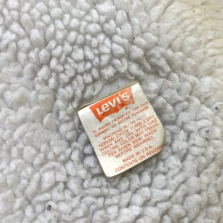 80's Levi's Denim Boa Jacket size S