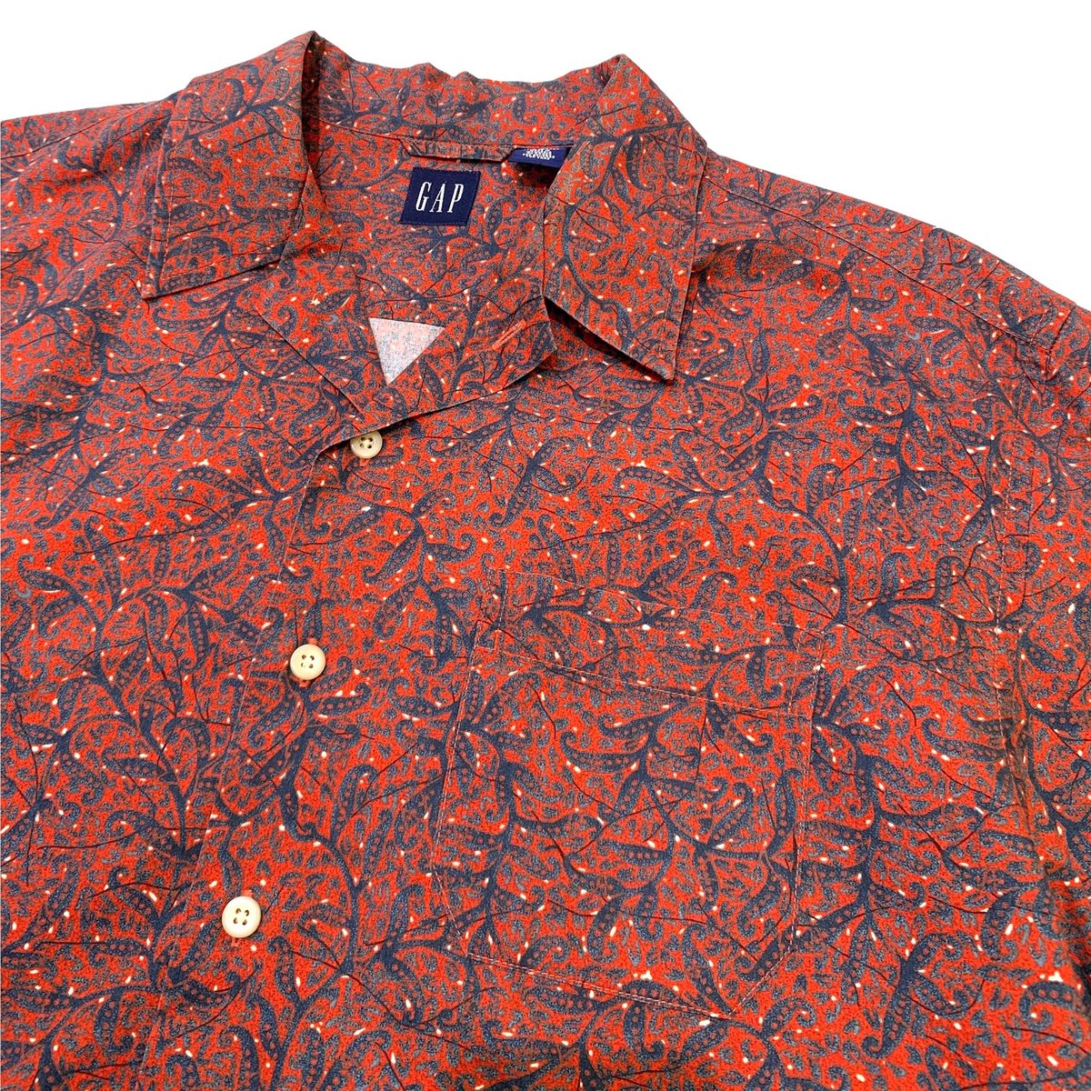 00's GAP OPEN COLLAR SHIRT size L | kiraku Store
