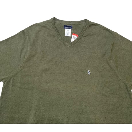 NEW BASIC EDITIONS LIGHTWEIGHT V NECK COTTON KNIT size XL,XXL