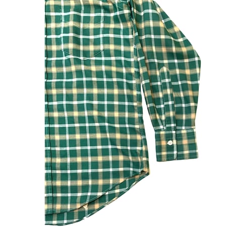 〜70's ONE POCKET CHECK SHIRT size M程