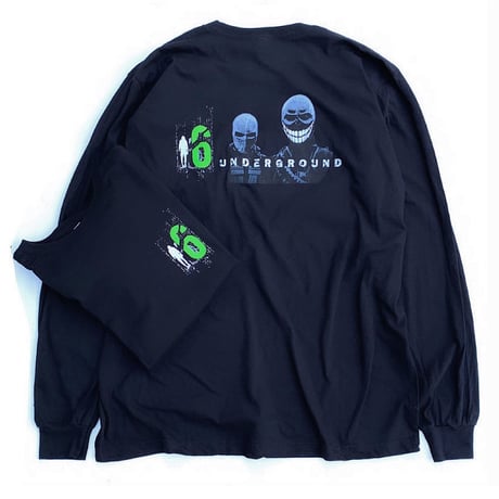 6 UNDERGROUND L/S T-SHIRT size S,XL
