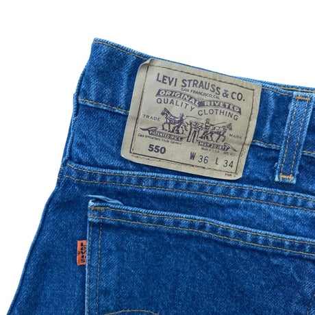 Levi’s 550 Orange Tab Size-w36 L32 MADE IN USA 90s