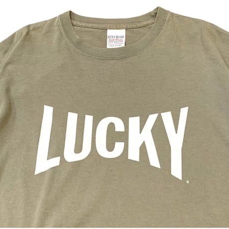 LUCKY BRAND・LUCKY T-SHIRT MADE IN USA size M〜L程