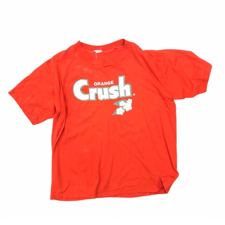 ORANGE Crush Tee Size-M程 MADE IN USA 80s~