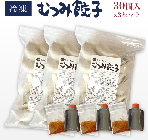 むつみ餃子【冷凍】30個入×3セット | むつみ餃子