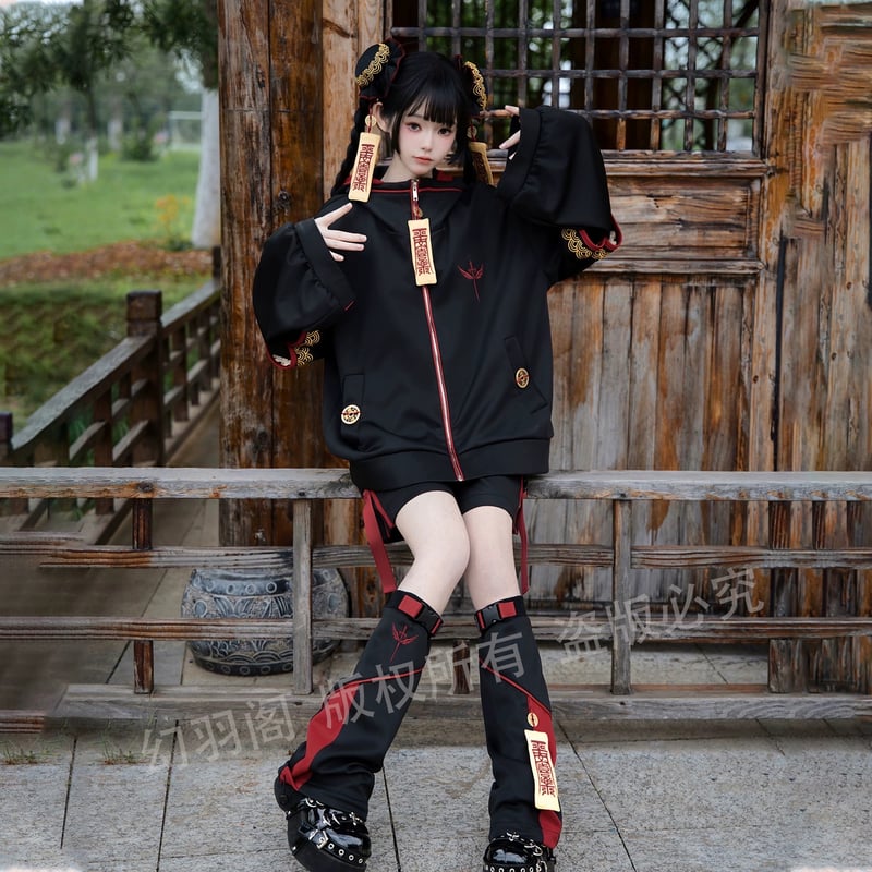 キョンシーCAMP出品 お取り寄せ】【genu pavilion】リトルキョンシーセットアップ | はれあめ