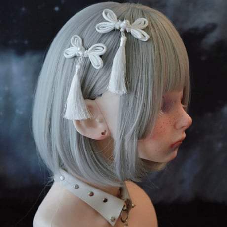 【Strange Sugar】中華ボタンヘアピン2個セット