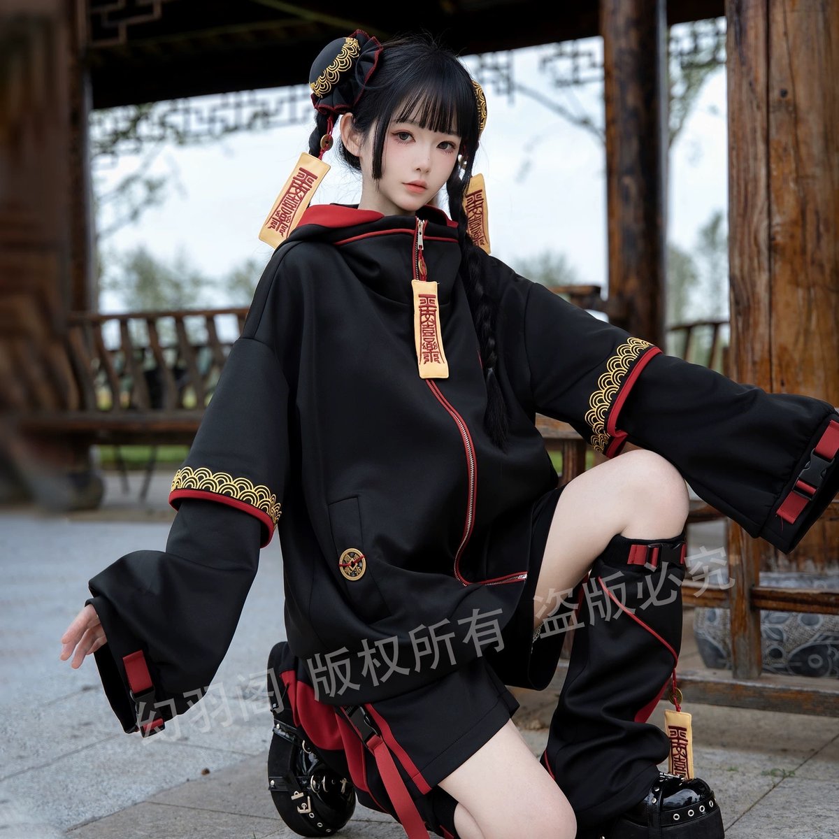 お取り寄せ】【genu pavilion】リトルキョンシーセットアップ | はれあめ