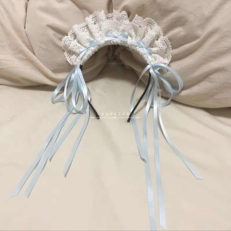 お取り寄せ】リボンリボンメイドカチューシャ【6色】 | はれあめ