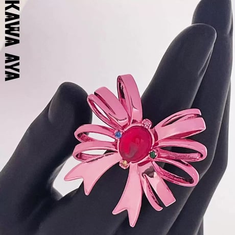 【KAWA AYA】変身おリボンリング