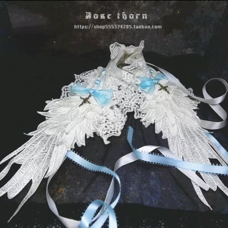 【Rosethorn】天使の羽根ヘッドドレス【2色】