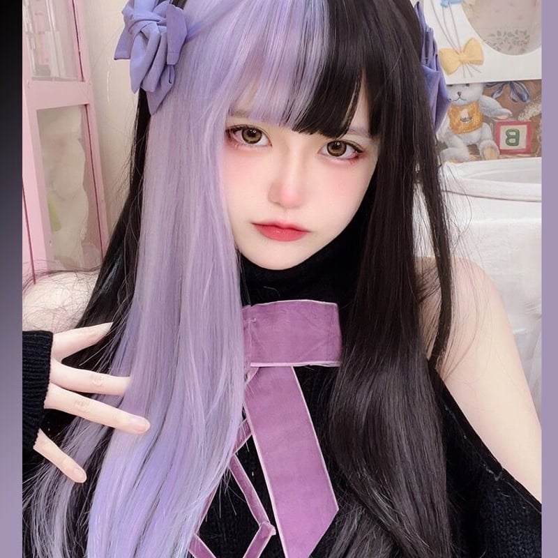 お取り寄せ】【斯万家】ワンポイントカラーウィッグ 【2色】 | はれあめ