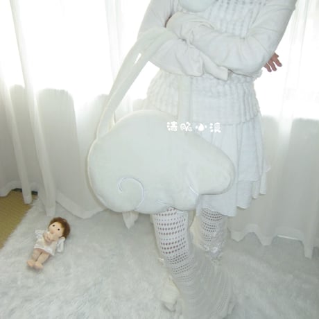 【清脆小溪】天使の羽根バッグ