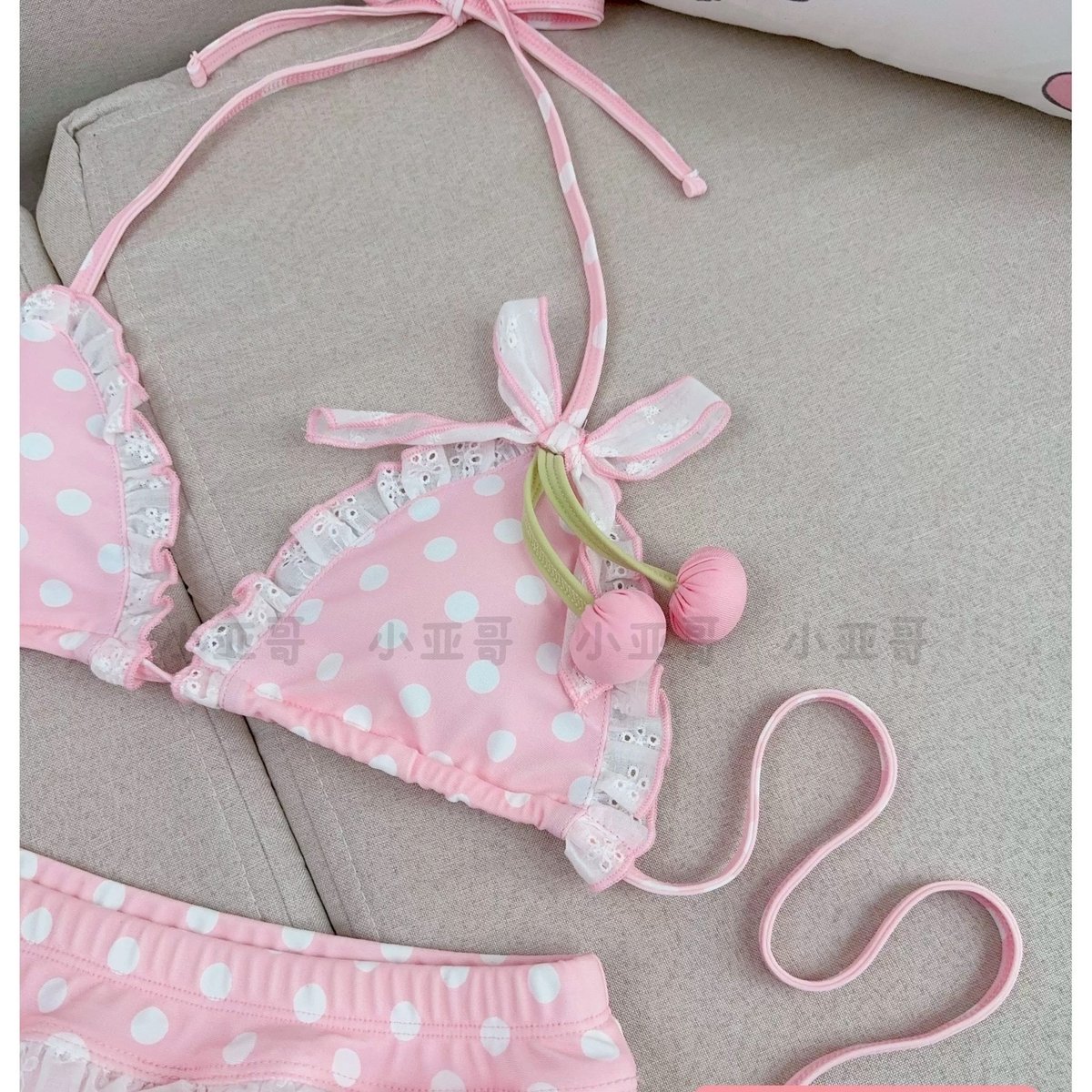 お取り寄せ】【小亚哥】さくらんぼみるくビキニ | はれあめ