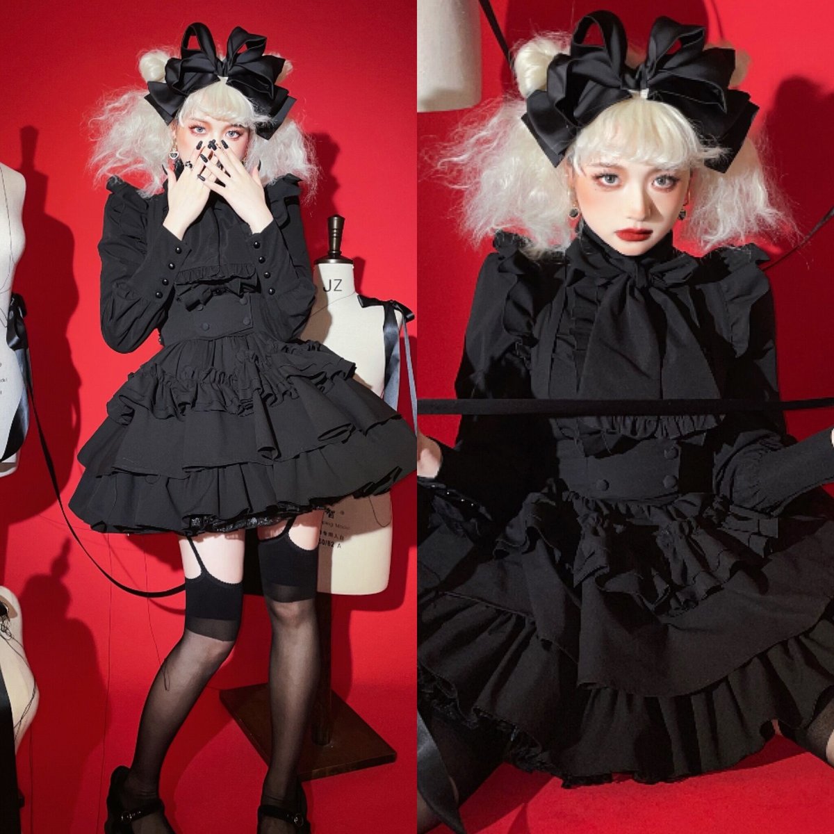 即納品＋お取り寄せ】【CATCOCOON】クラシカルドール長袖ブラウス 