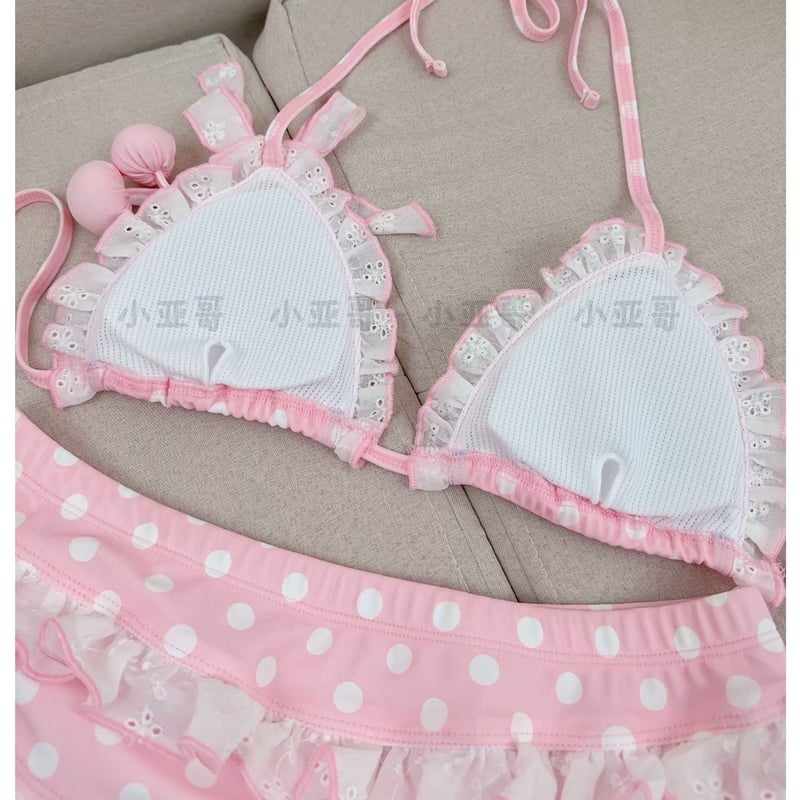 お取り寄せ】【小亚哥】さくらんぼみるくビキニ | はれあめ