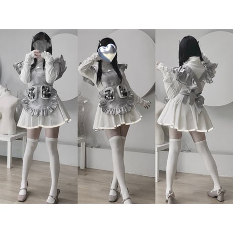 【末日机械A】バトルメイドエプロン【3色】