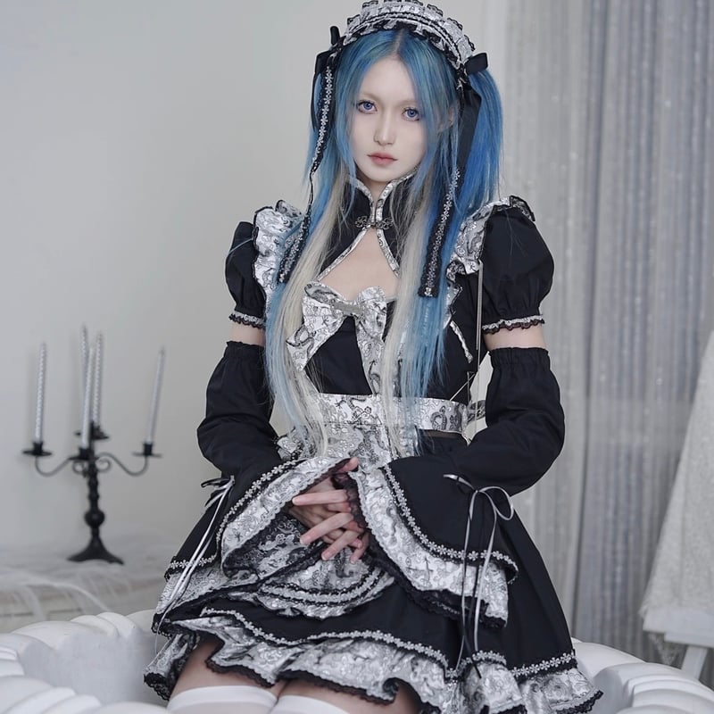 ひめℓσνє♡ オーダーメイド お取り寄せ】【SHYSHYBITE】銀龍メイドフルセット【2色】 | はれあめ