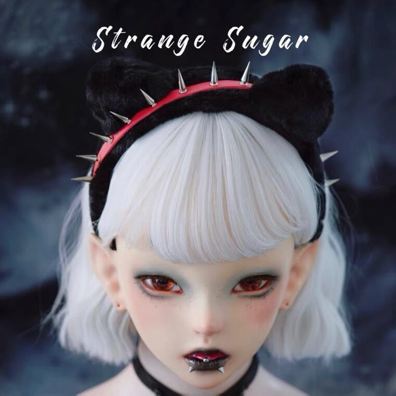 カチューシャストラップ Strange Sugar】スーパートゲトゲ猫耳カチューシャ | はれあめ