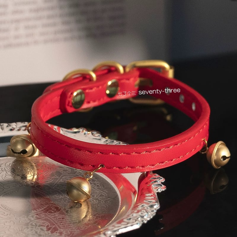 73】鈴付き合皮チョーカー【4色】 | はれあめ