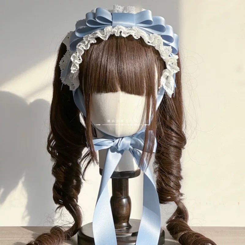 お取り寄せ】チュール付きリボンヘッドドレス【2色】 | はれあめ