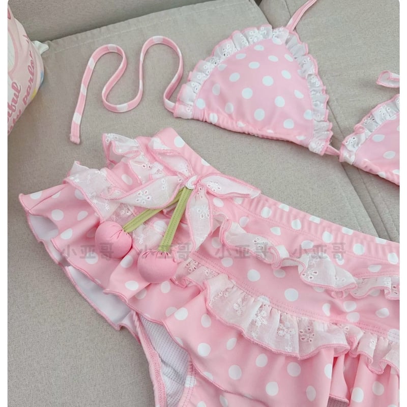 専用♥みかん❤超極暖Ｗボア⭐特大ブランケット⭐ピンクみるく お取り寄せ】【小亚哥】さくらんぼみるくビキニ | はれあめ