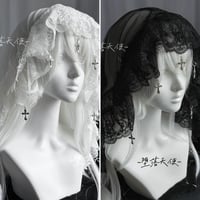 【堕落天使】十字架ベール【2色】