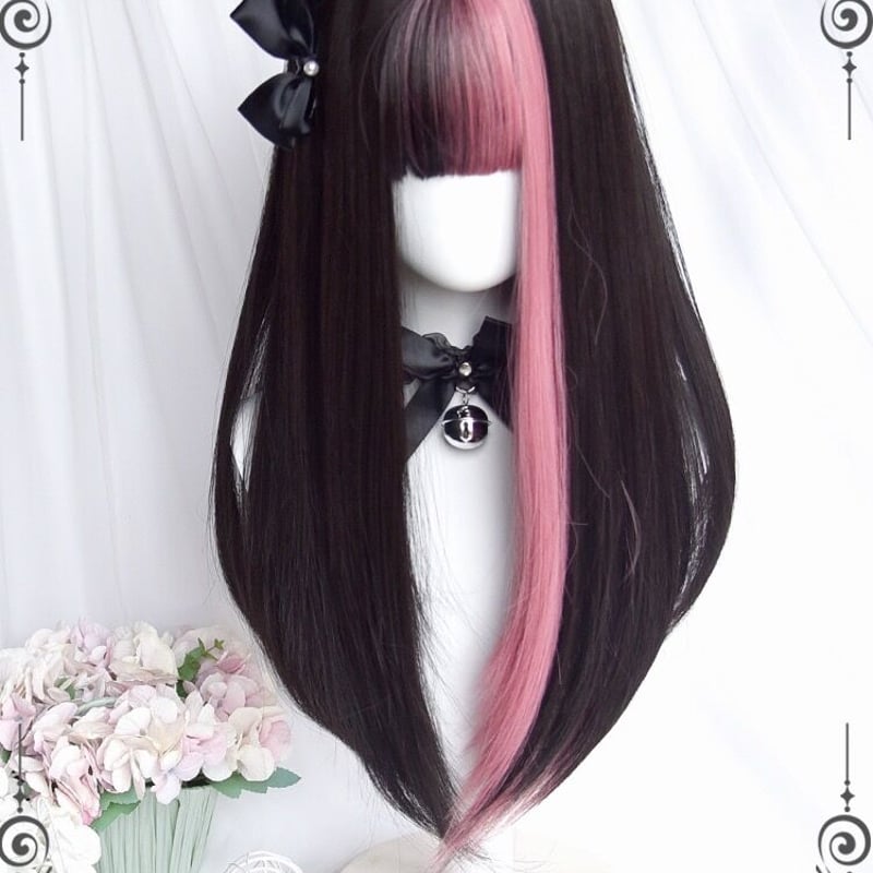 お取り寄せ】【斯万家】ワンポイントカラーウィッグ 【2色】 | はれあめ