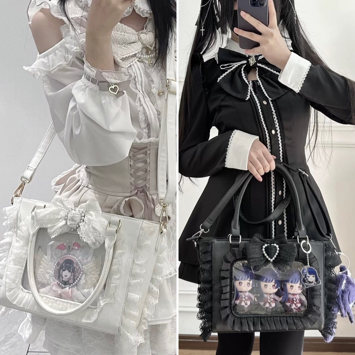 故障天使】地雷系フリル痛バッグ【2色】 | はれあめ