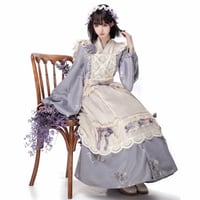 藤色和装メイド