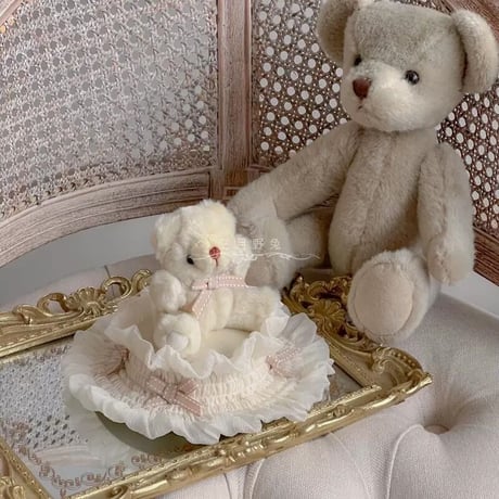【三月野兔】テディベアミニハットヘッドドレス