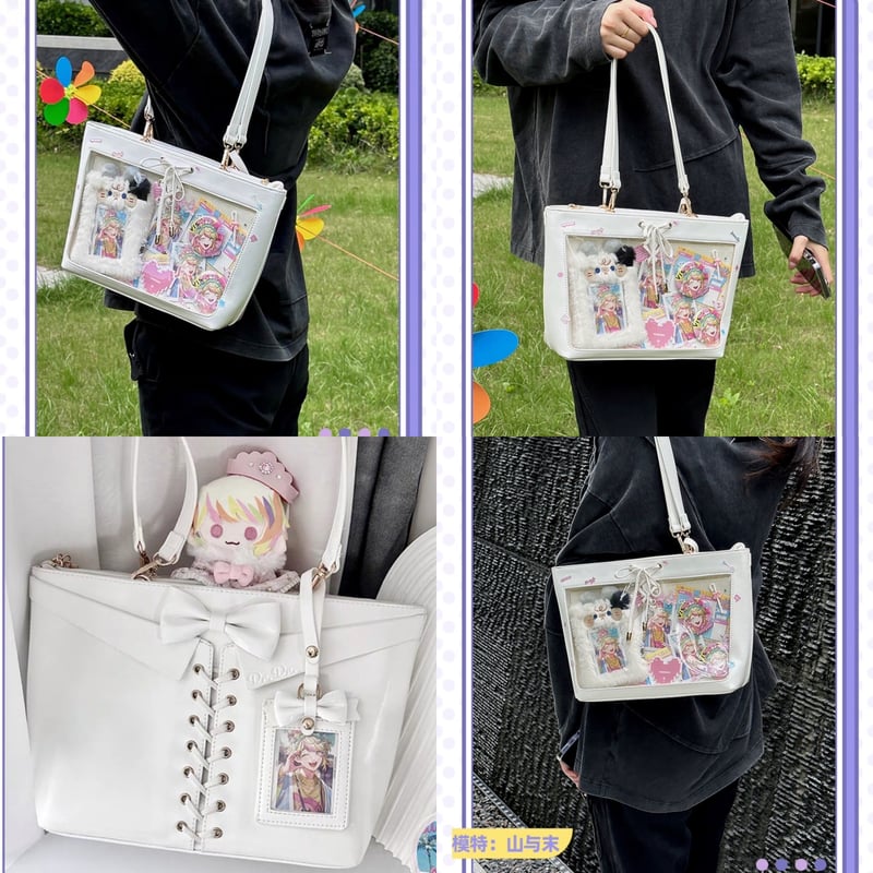 お取り寄せ】【DRDR】エレガンス編み上げ痛バッグ【5色】 | はれあめ