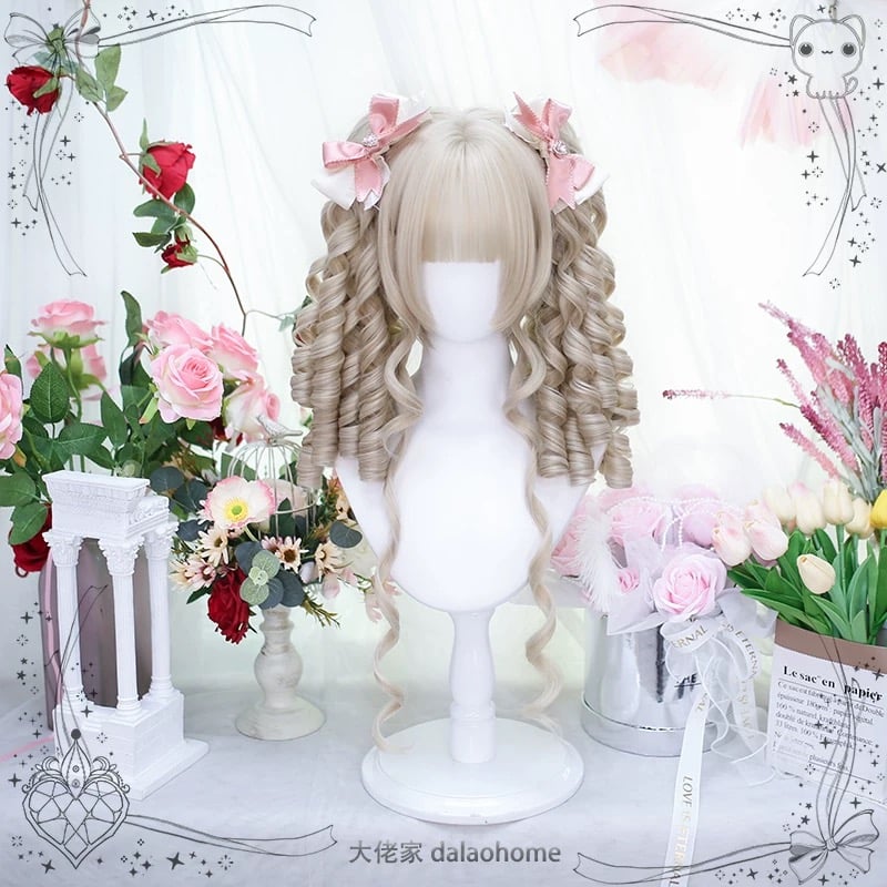 お取り寄せ】クリップ式縦ロールウィッグ【ロマンティックドール