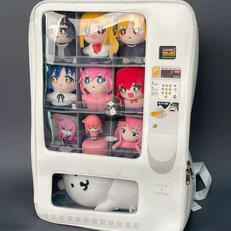 お取り寄せ/即納品】【卟卟杂鱼】大容量！！自販機型痛リュック【2色