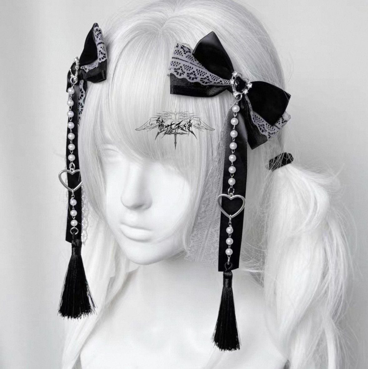 リボン天使様　完成品 堕落天使】デコレーションツインテリボン【3色】 | はれあめ