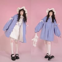 【daytoday】雪国少女付け襟コート/ハンドウォーマー