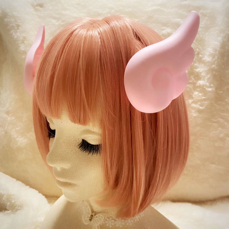 ヘアピンまとめ メカ天使の羽根ピン左右セット【大/小各2色】 | はれあめ