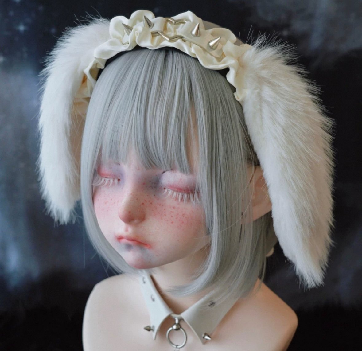 Strange Sugar】白うさみみパンクカチューシャ | はれあめ