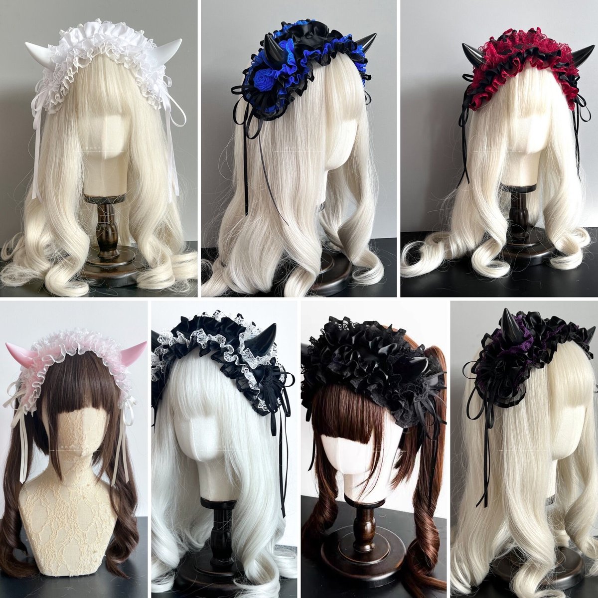 お取り寄せ】悪魔の角ヘッドドレス【8色】 | はれあめ