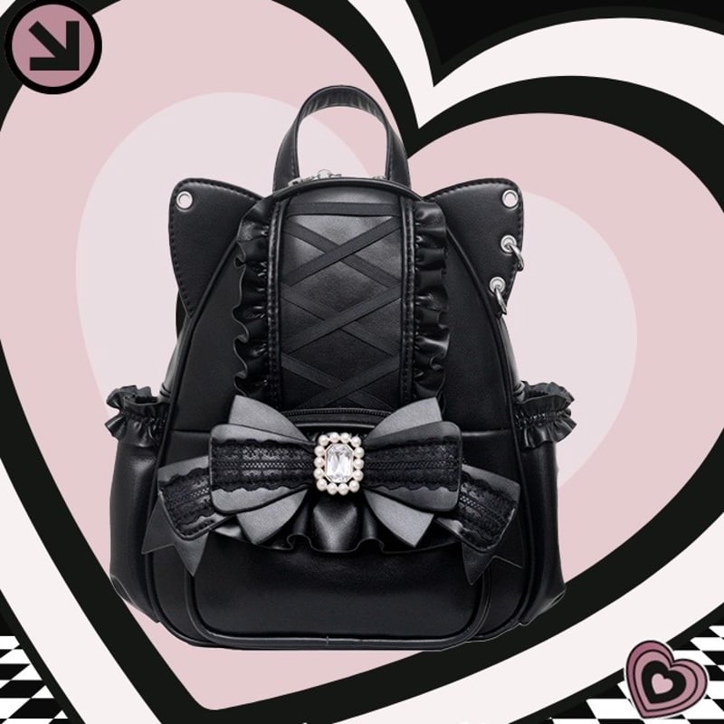 アノネノネ anonenone どでかい！アノネ学園指定地雷リュック 黒 アノネノネ anonenone どでかい！アノネ学園指定地雷リュック 黒