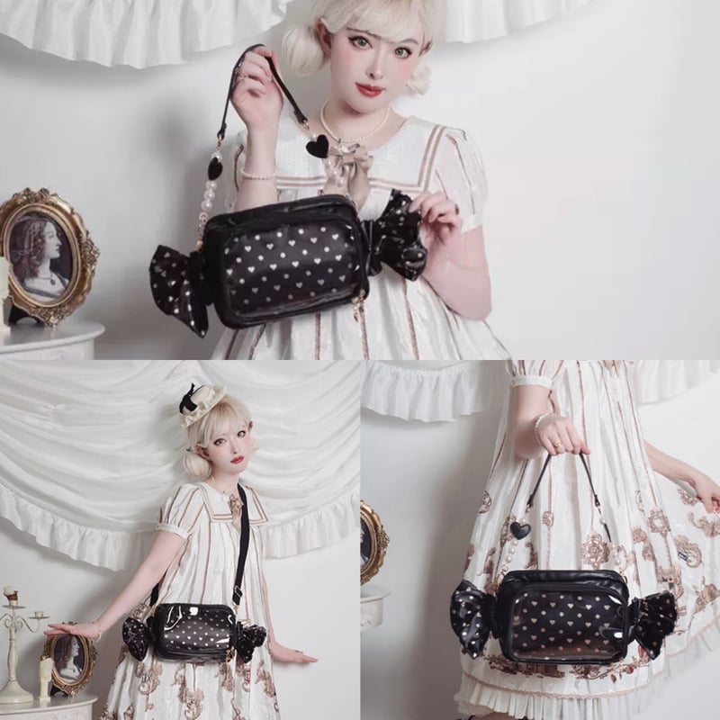 お取り寄せ】【Lovely Lota】水玉キャンディ痛バッグ【2色】 | はれあめ