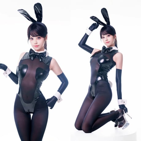 【やんちゃなおじさん】変型レオタードバニーフルセット