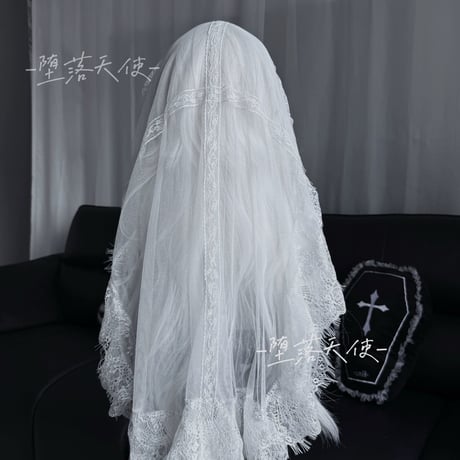 【堕落天使】十字架ベール【2色】