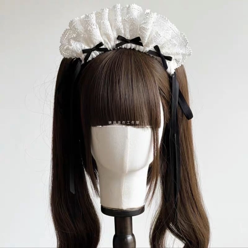 お取り寄せ】リボンリボンメイドカチューシャ【6色】 | はれあめ