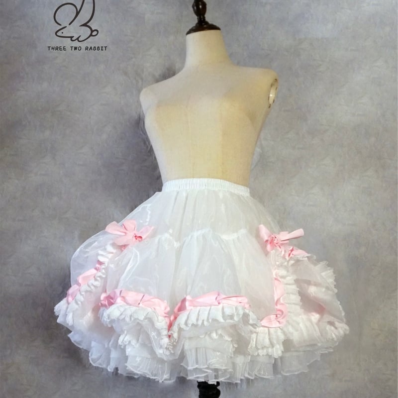 マリアピピ ❤️リボンレースパニエ マリアピピ ❤️リボンレースパニエ マリアピピ ❤️リボン