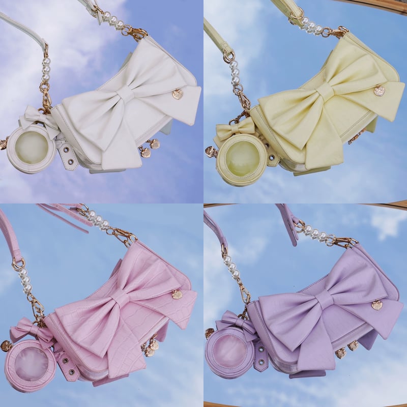 【morning glory】 痛バ　ピンク Amazon | ブック型痛ショルダーバッグ 透明 クリア 見せバッグ