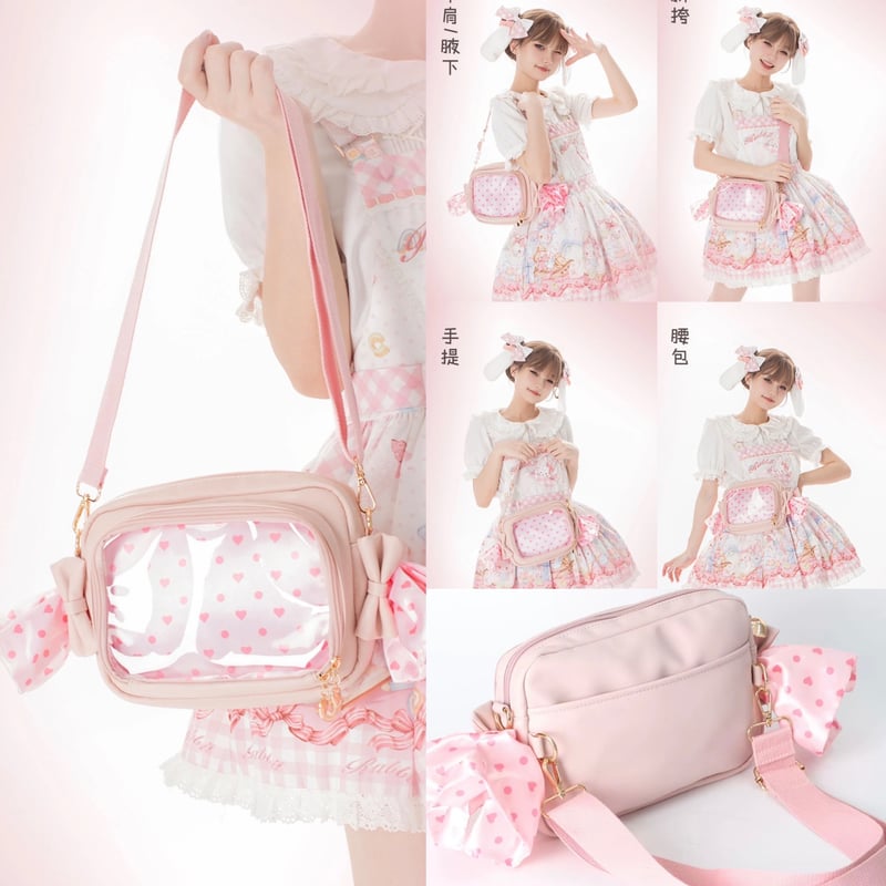 【超レア 新品未使用】 itdogs キャンディバッグ お取り寄せ】【Lovely Lota】水玉キャンディ痛バッグ【2色