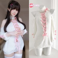 いちごホイップニットワンピ