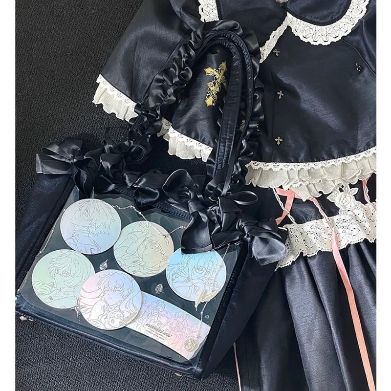 一部お取り寄せ】【浮遊猫】フリルショルダー痛バ【10色】 | はれあめ